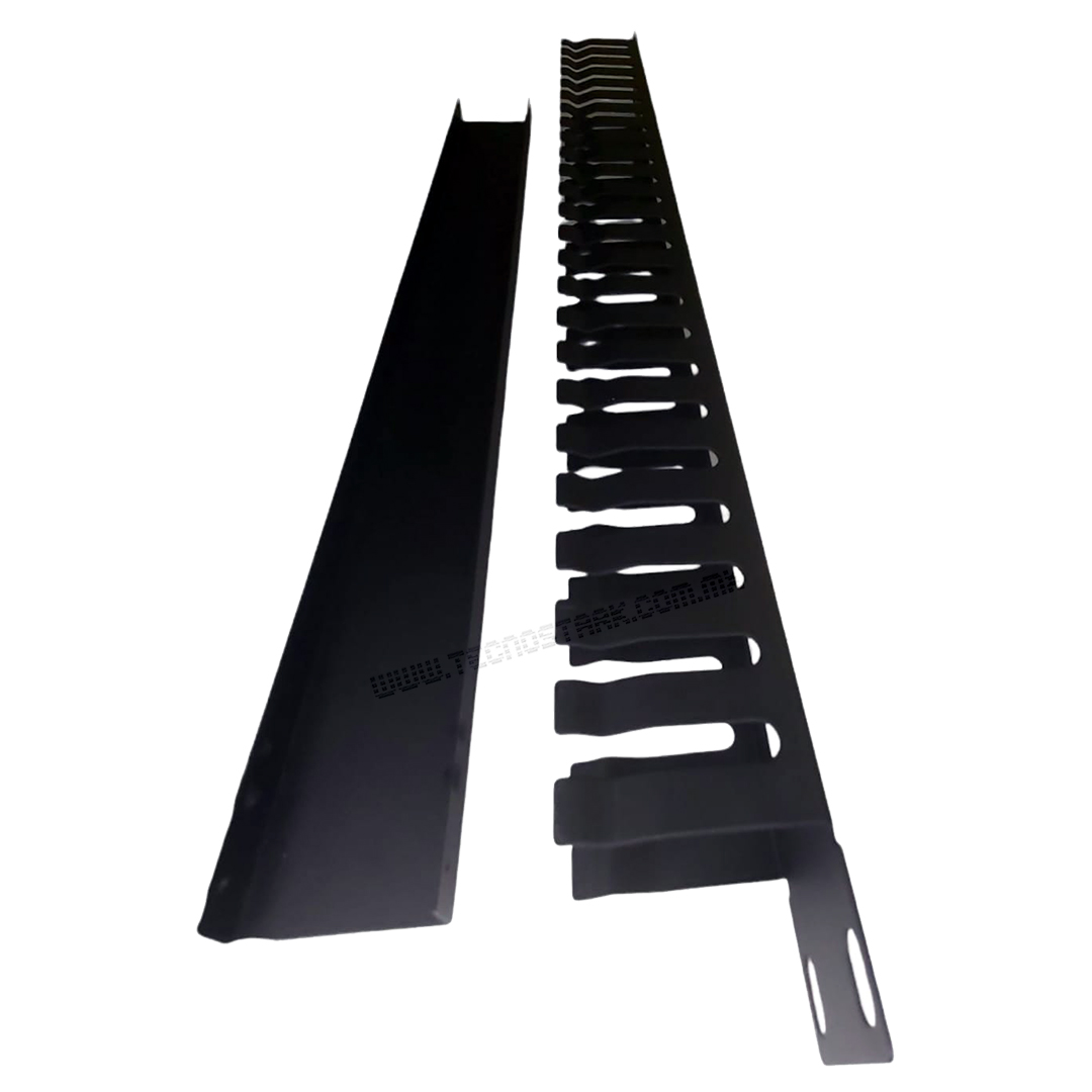 Organizador de Cables 24 Puertos para Rack 19”