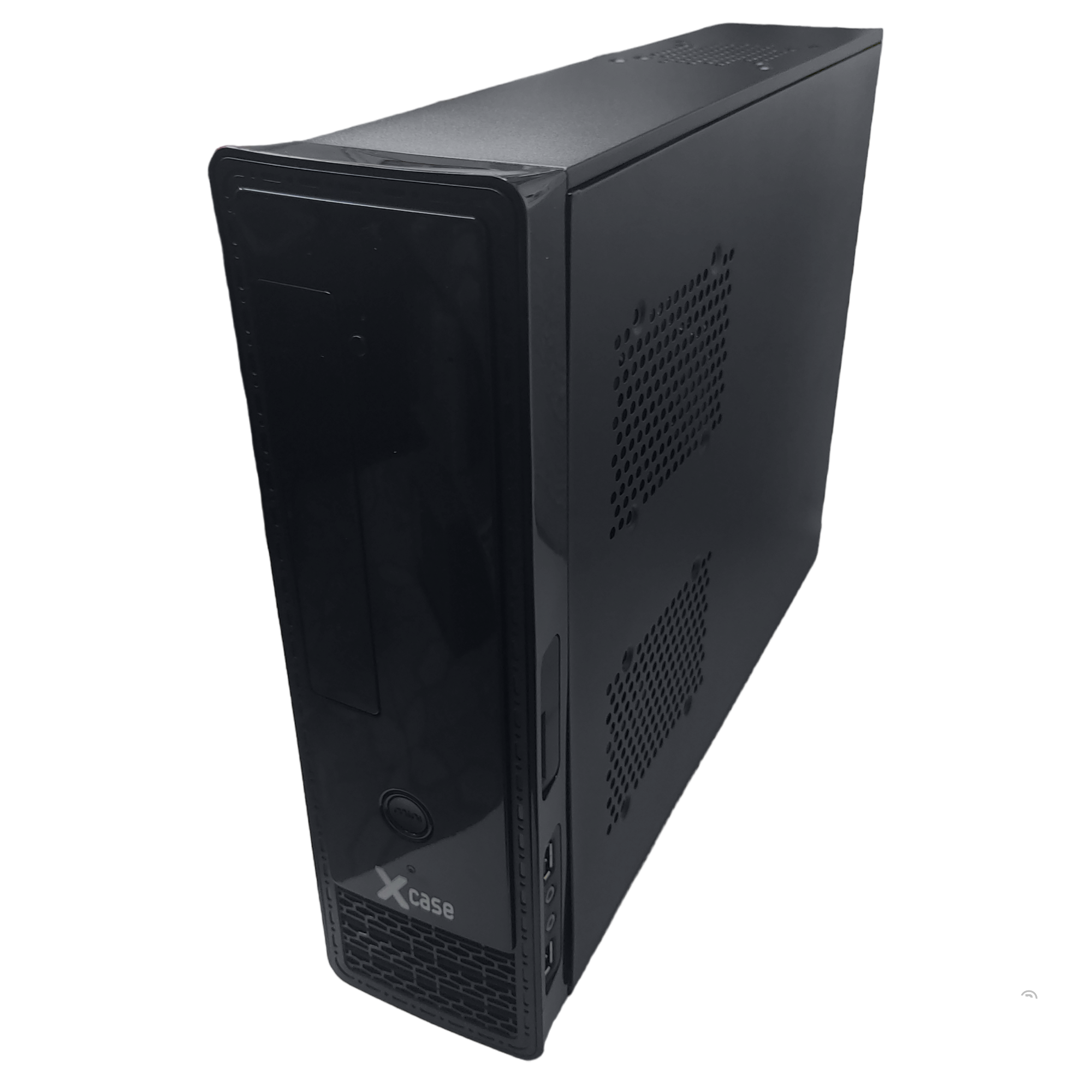 Gabinete Slim Xcase Negro Fuente 450W Micro ATX