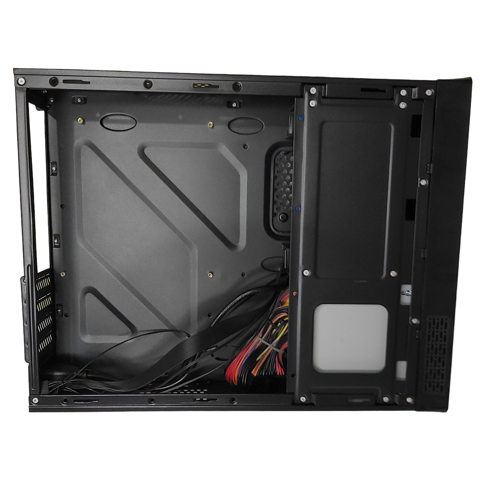 Gabinete Slim Xcase Negro Fuente 450W Micro ATX