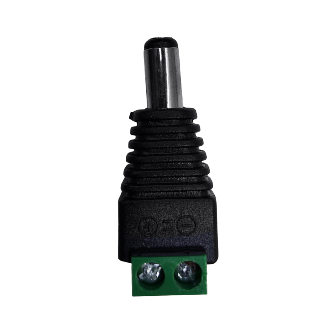 Conector Plug de 2.1mm Macho para atornillar Bolsa de 10 piezas CCTV