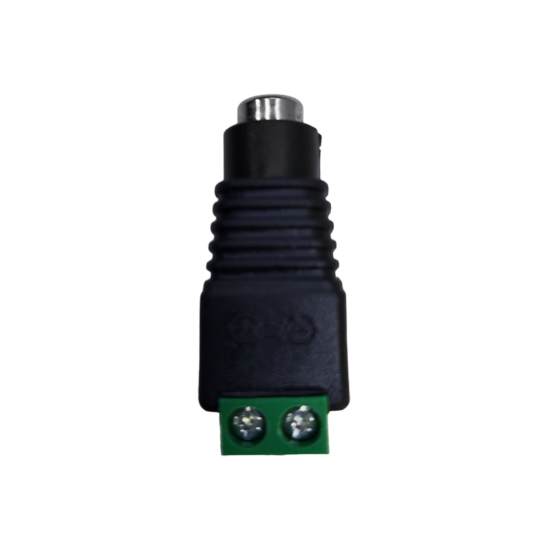 Conector Jack de 2.1mm Hembra para atornillar Bolsa de 10 piezas CCTV