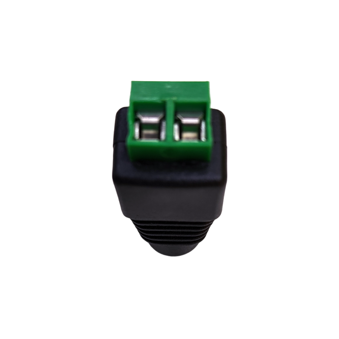 Conector Jack de 2.1mm Hembra para atornillar Bolsa de 10 piezas CCTV