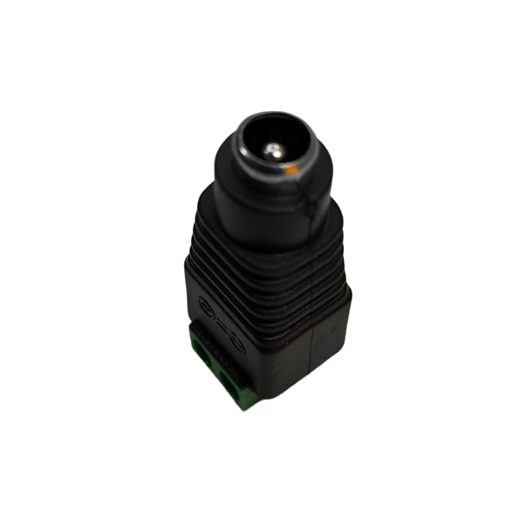 Conector Jack de 2.1mm Hembra para atornillar Bolsa de 10 piezas CCTV
