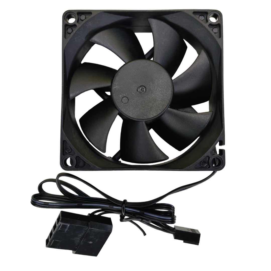 Ventilador 80mm Xcase Dual Conexión Molex Y 3 Pines Fan