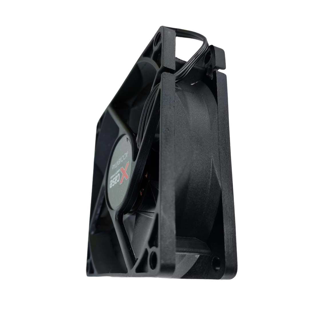 Ventilador 80mm Xcase Dual Conexión Molex Y 3 Pines Fan