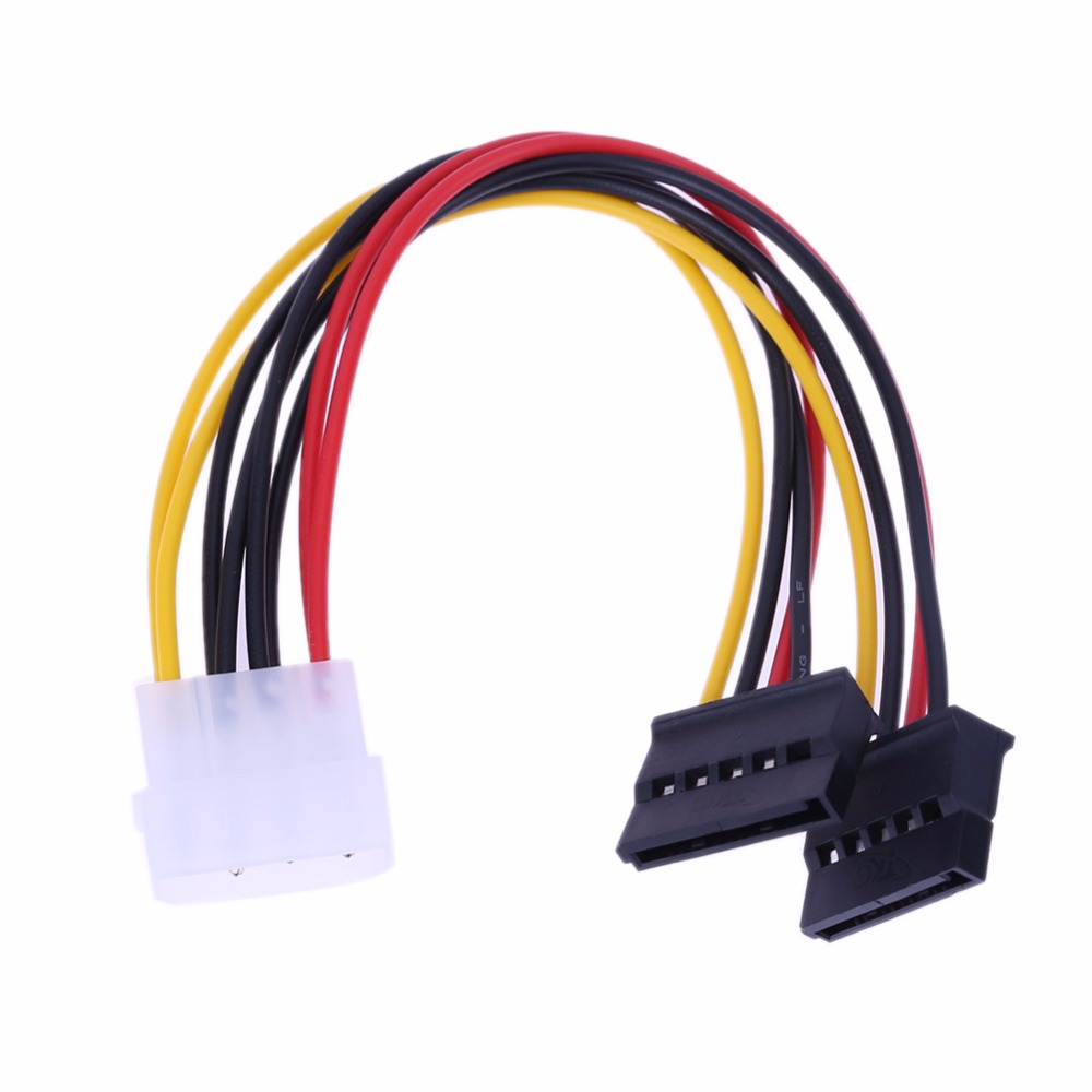Conector Convertidor Molex Macho A 2 Sata Hembra