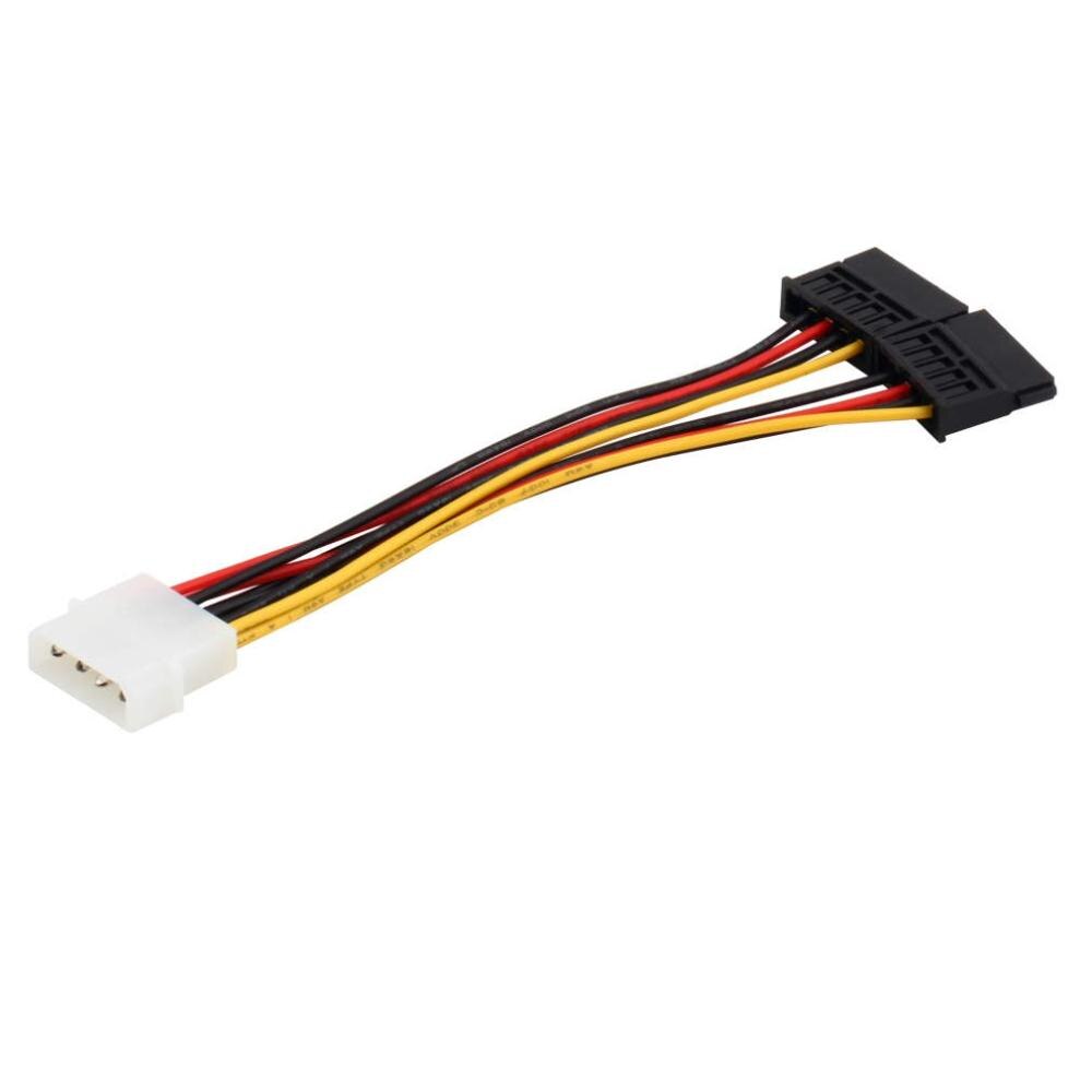 Conector Convertidor Molex Macho A 2 Sata Hembra