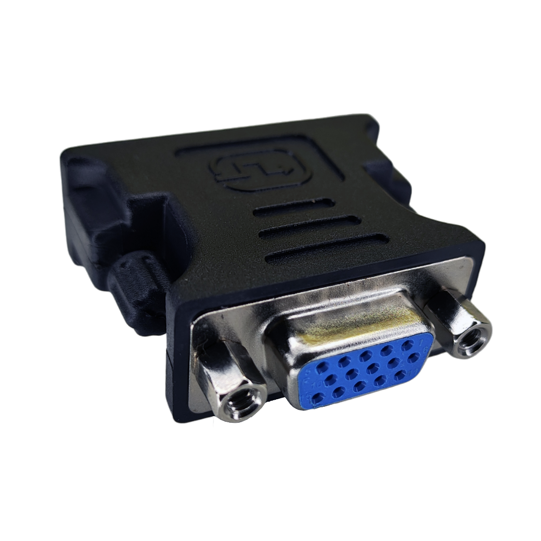 Conector Convertidor DVI I 24+5 a VGA Hembra