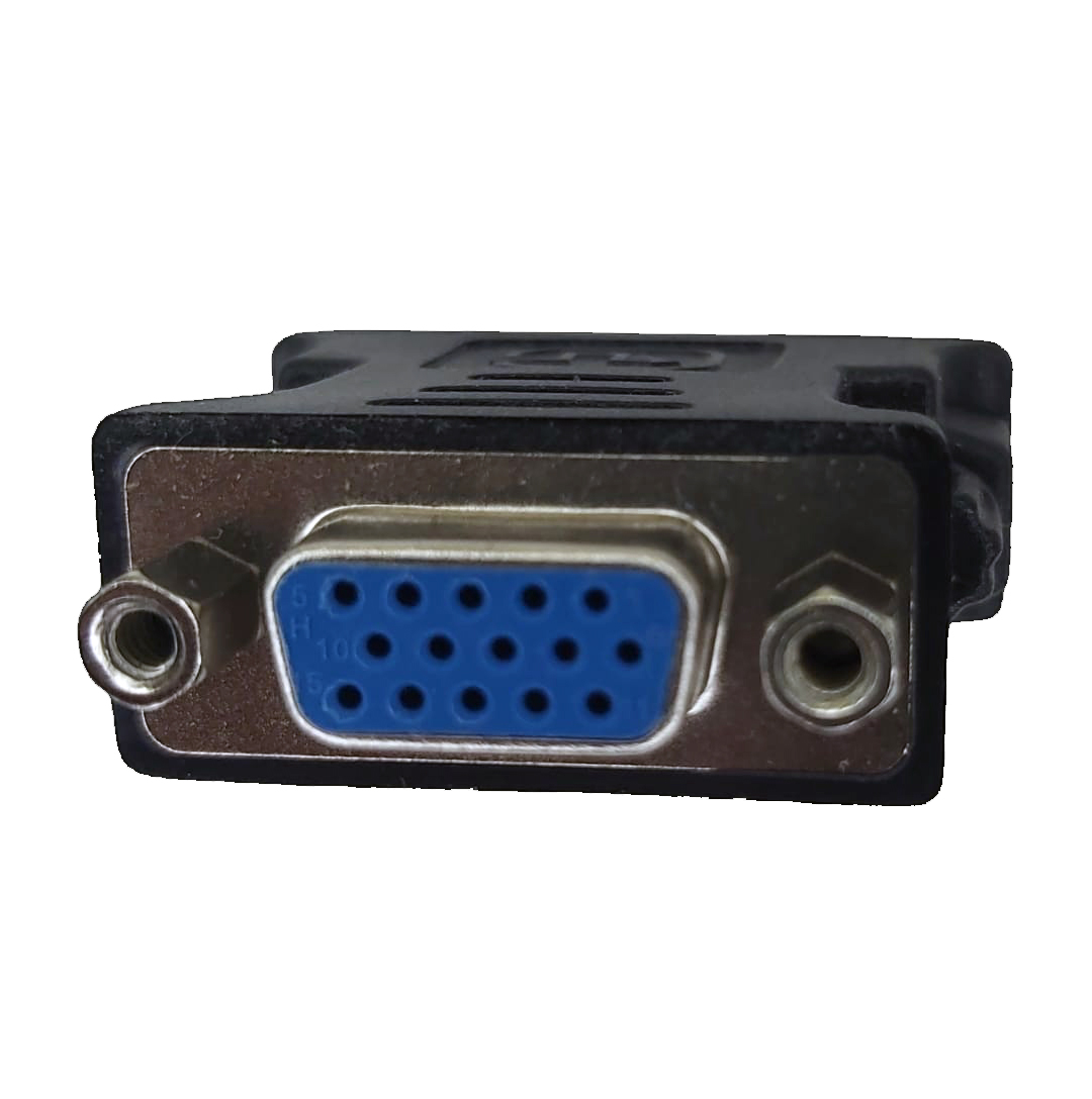 Conector Convertidor DVI I 24+5 a VGA Hembra