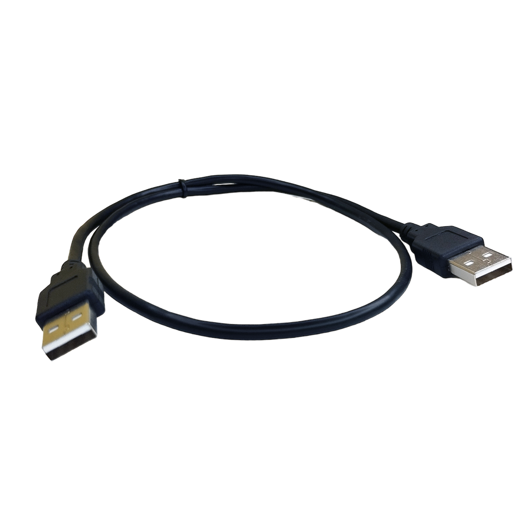 Cable USB 2.0 Macho a Macho 60cm para Disco Duro