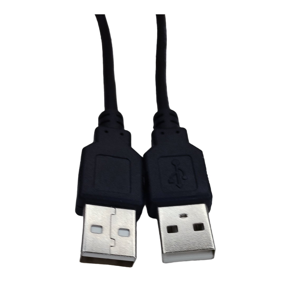 Cable USB 2.0 Macho a Macho 1.80m para Disco Duro