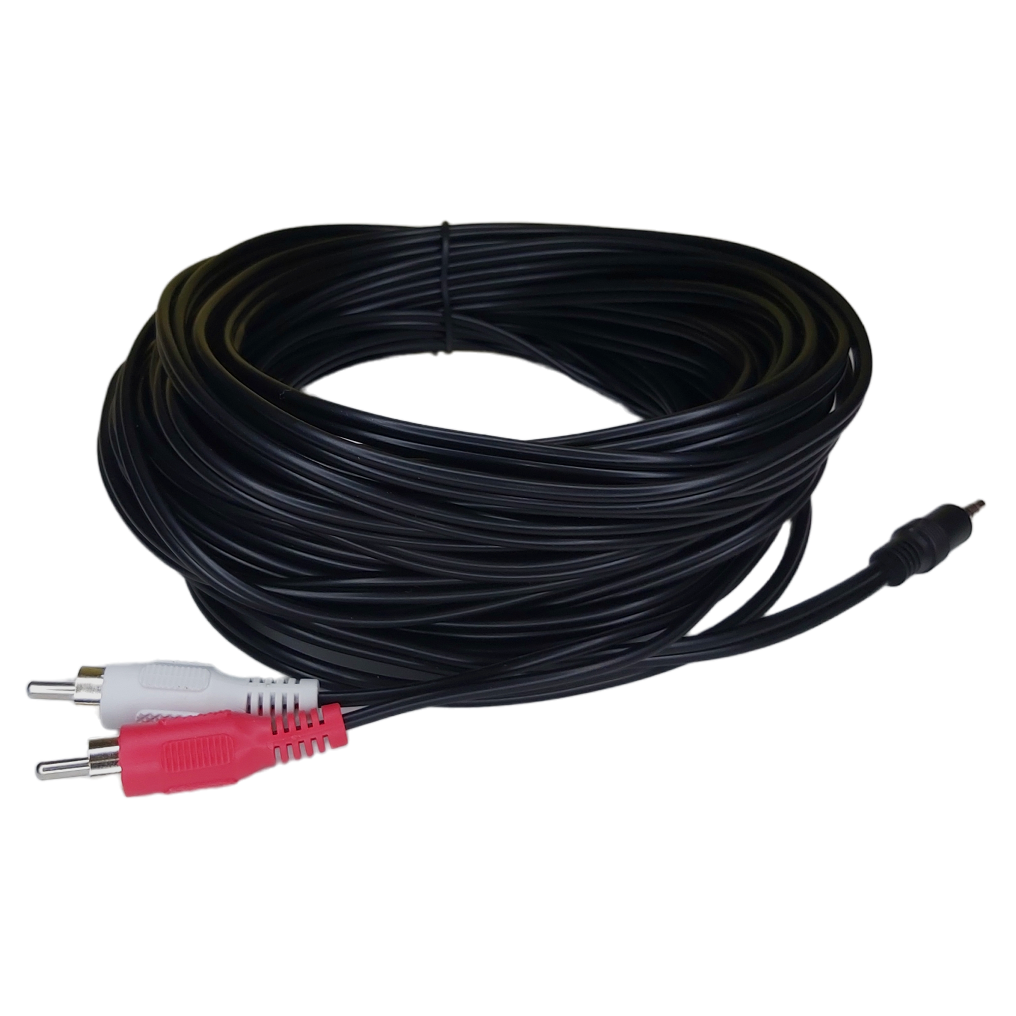 Cable De Audio Auxiliar Plug 3.5 A 2 RCA 15 Metros