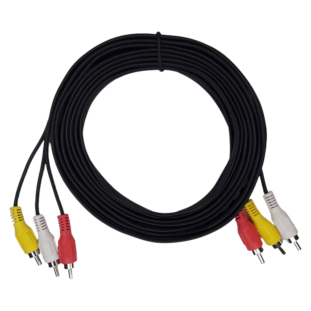 Cable Rca Macho A Macho 3 Metros Audio Y Video
