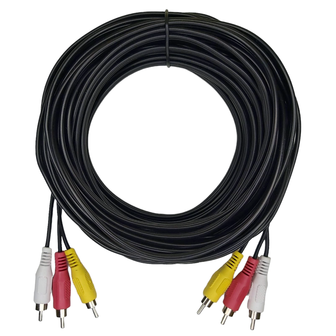 Cable Rca Macho A Macho 10 Metros Audio Y Video