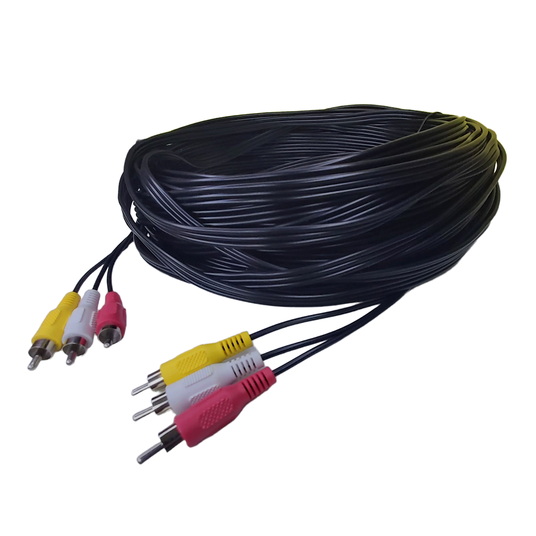 Cable Rca Macho A Macho 20 Metros Audio Y Video