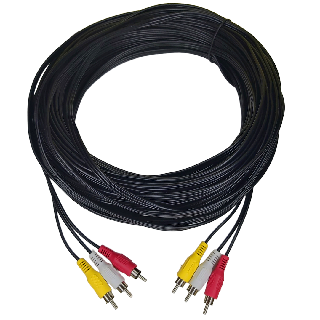 Cable Rca Macho A Macho 30 Metros Audio Y Video