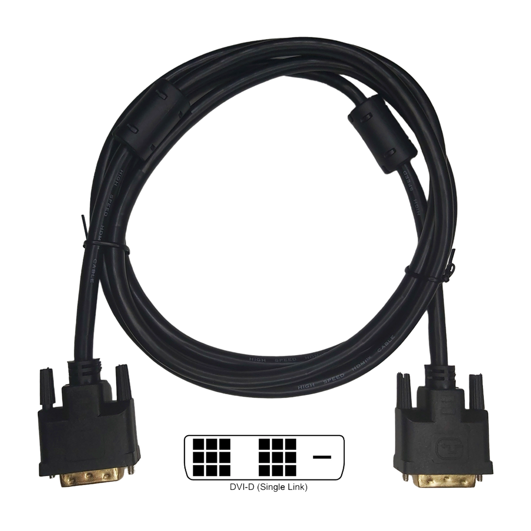 Cable DVI-D 1.80 Metros 18+1 Macho a Macho Single Link