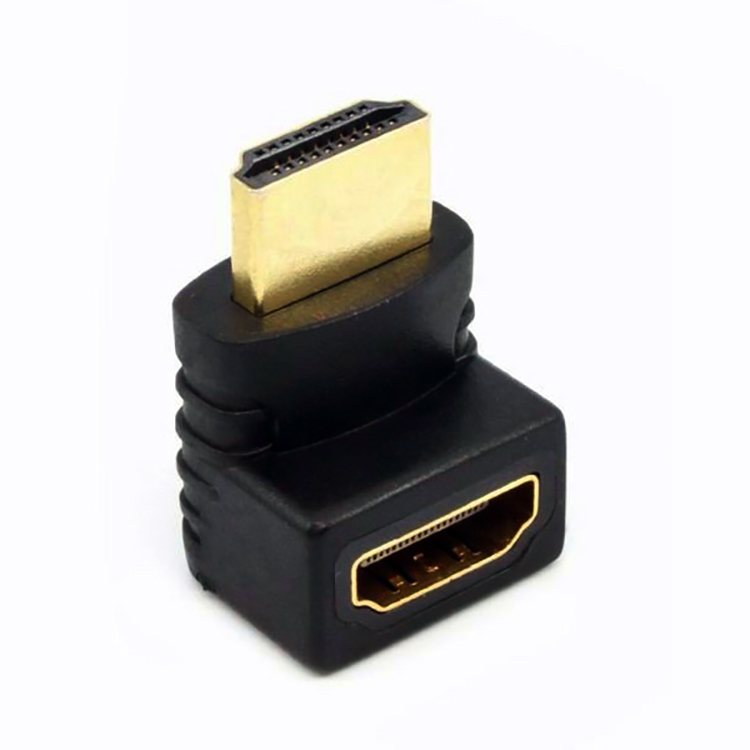 Conector HDMI hembra a Macho en 90 grados