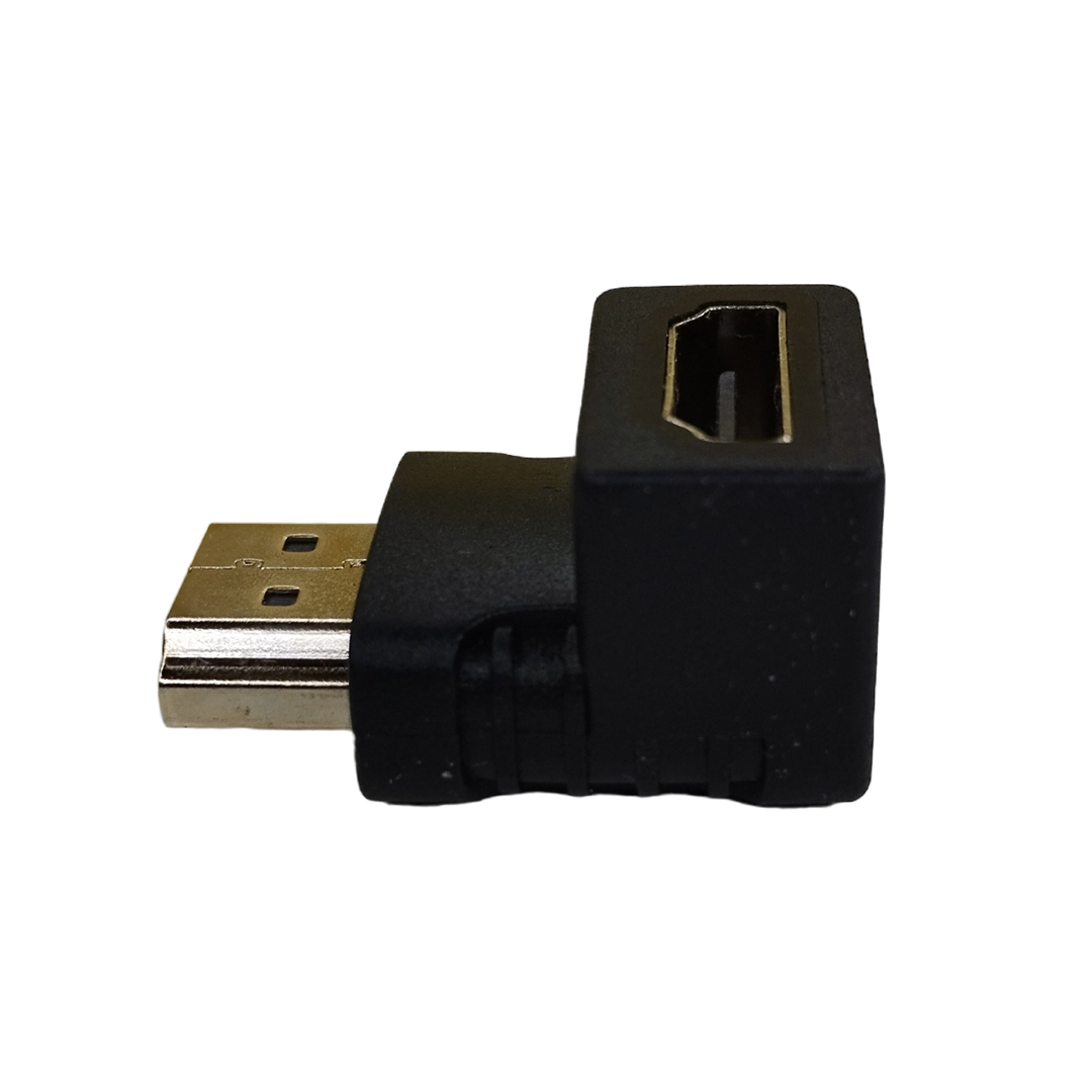 Conector HDMI hembra a Macho en 90 grados