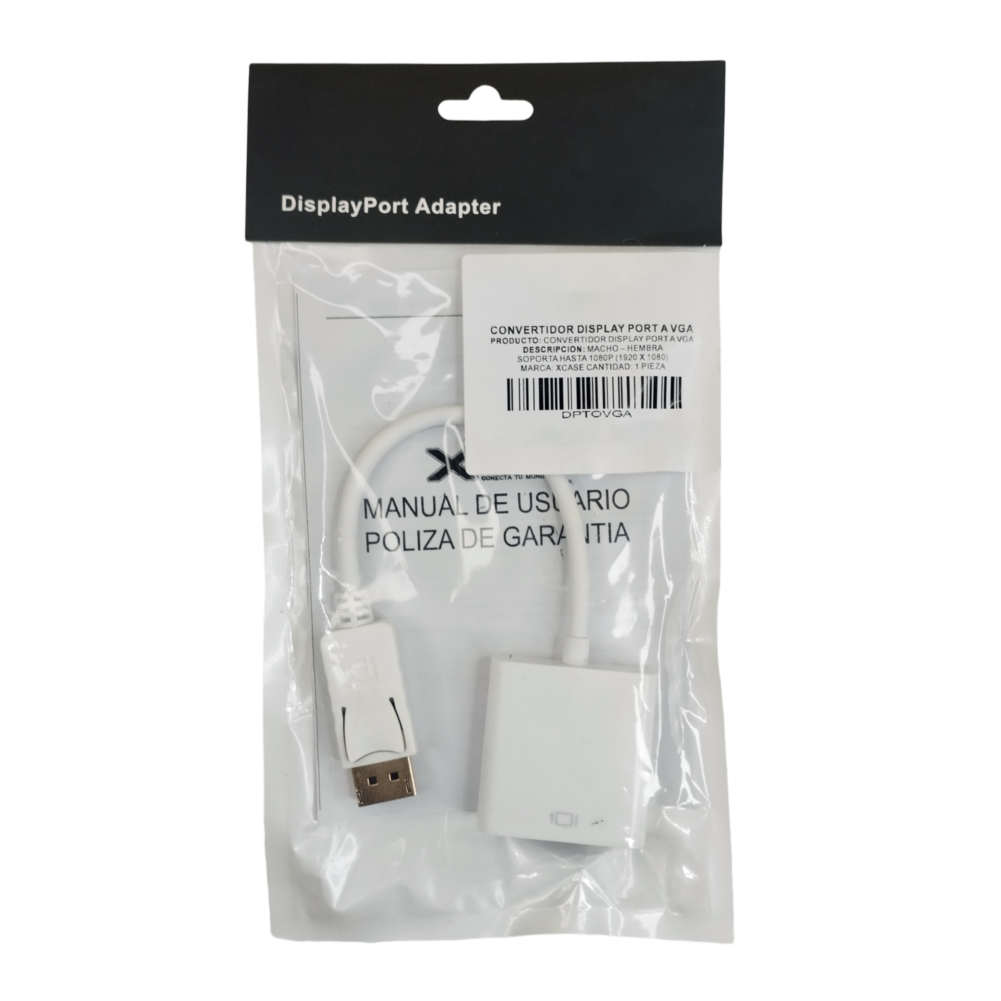 Convertidor DisplayPort a VGA 1080p