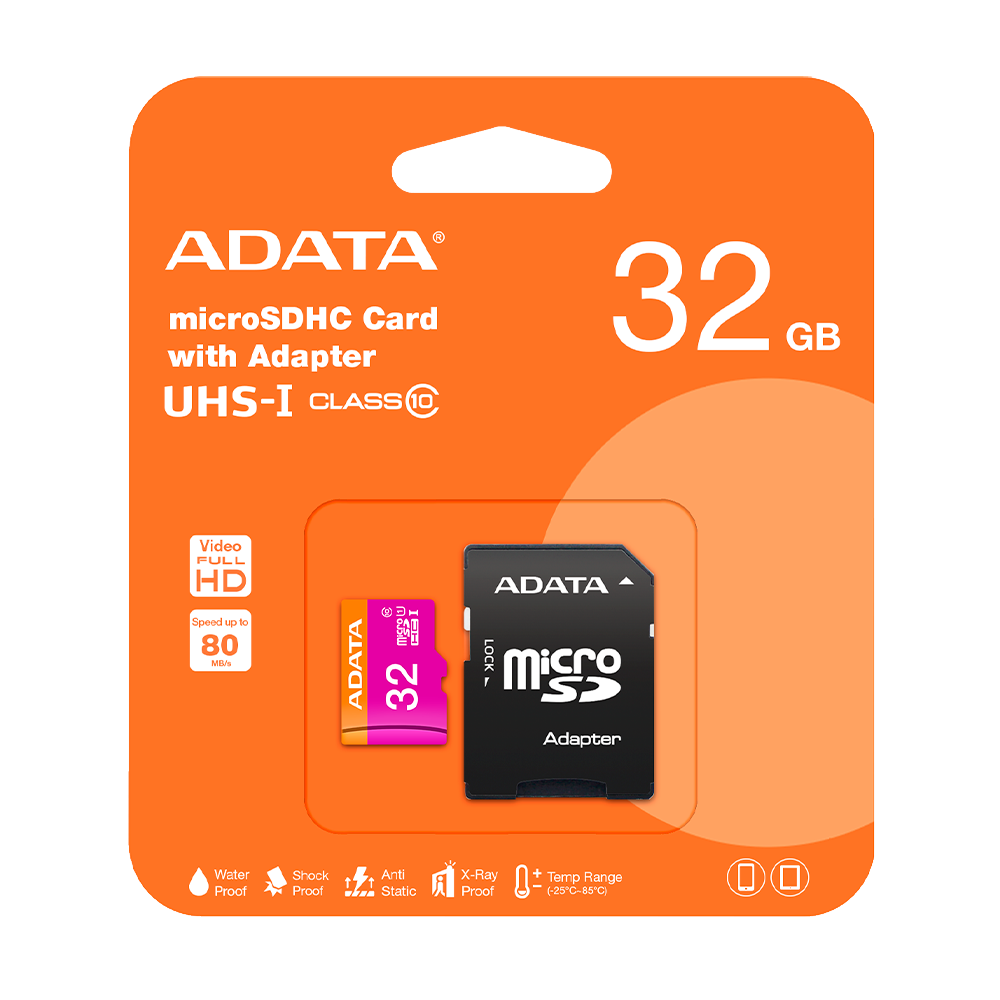 Memoria Micro Sd Adata 32gb Ush-i Clase 10 Ultra Rapida