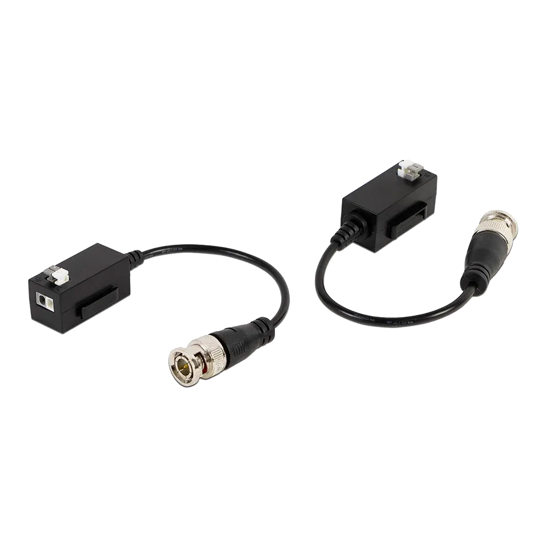 Par Transceptores Balun Pasivo Video BNC Dahua 1080p