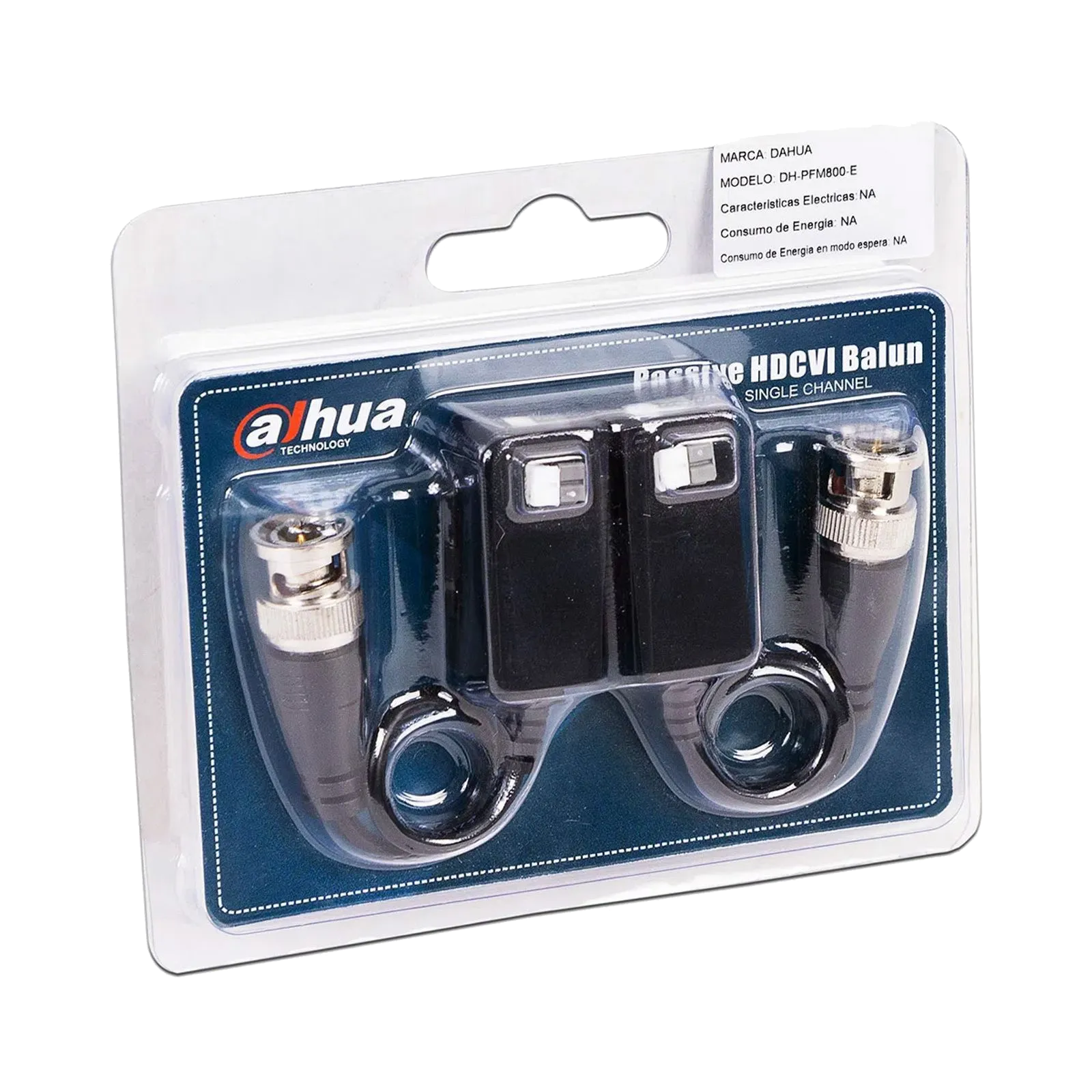 Par Transceptores Balun Pasivo Video BNC Dahua 1080p