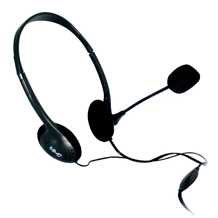 Headset Diadema con Micrófono PC Ghia Conexión 3.5mm