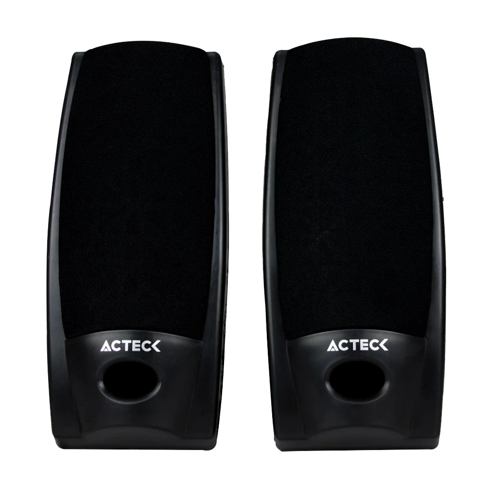 Bocinas Acteck AX-2500 6w RMS 3.5mm Alimentación 110v