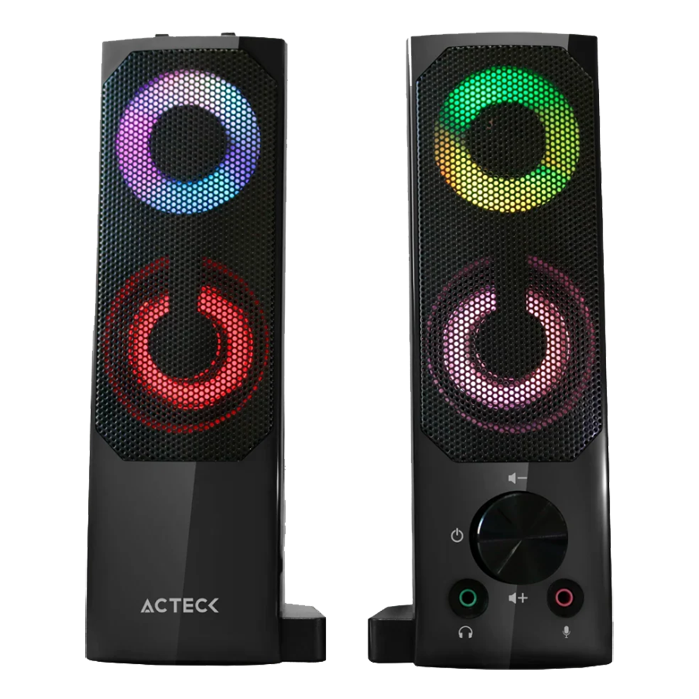 Bocinas Acteck Elant Brick AS450 6w RMS 3.5mm + USB Estéreo