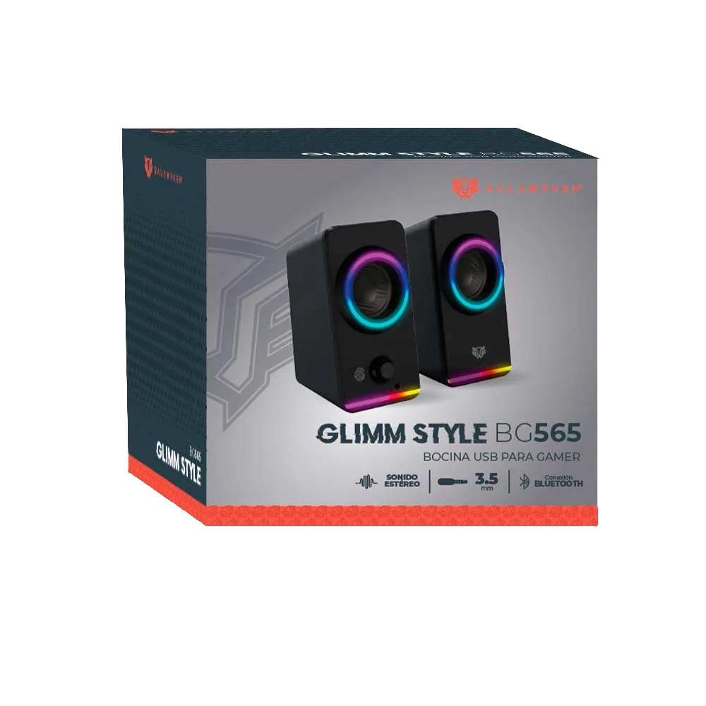 Bocinas Bluetooth Balam Rush Glimm Style 10w RMS 3.5mm + USB Estéreo