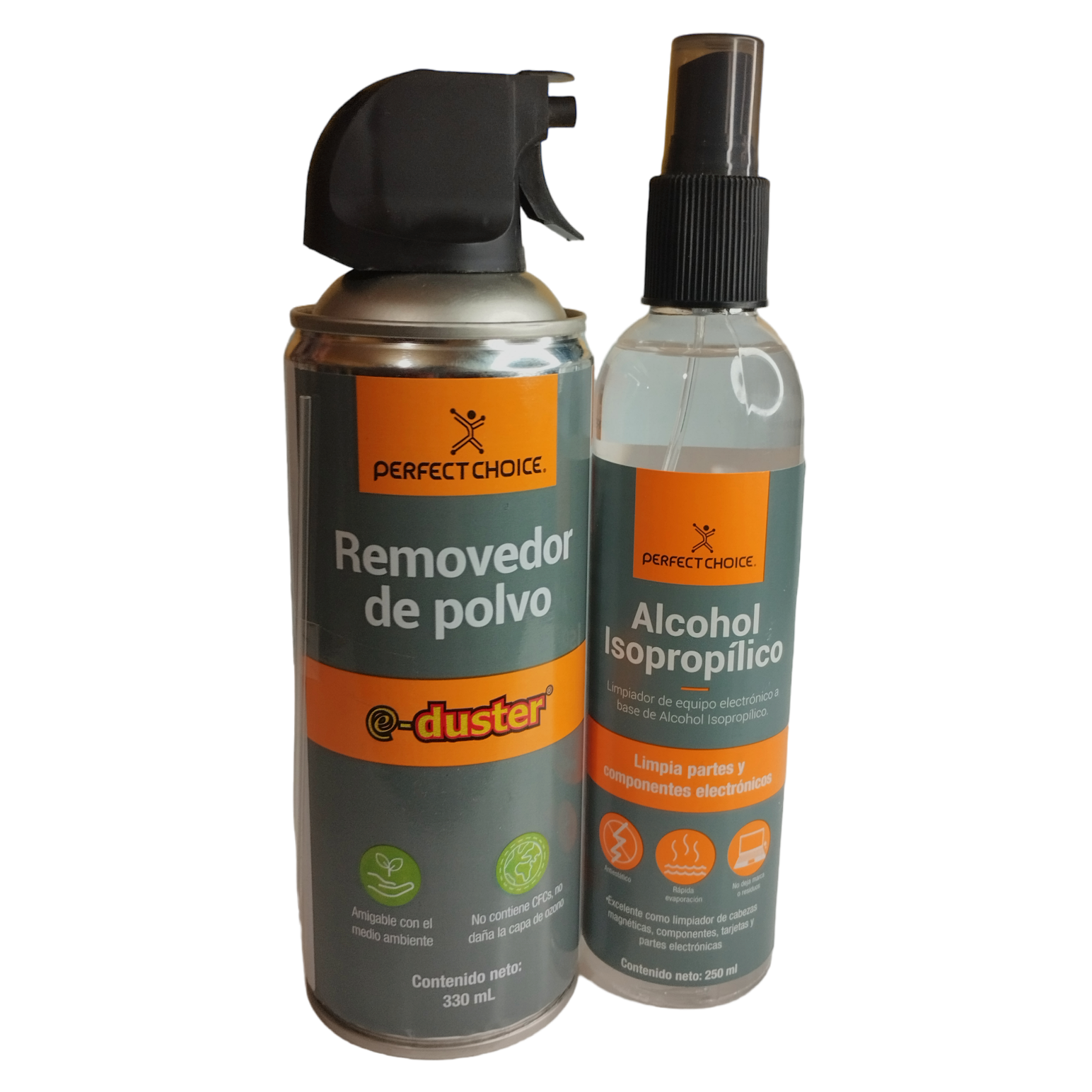 Kit Limpieza Aire Comprimido + Alcohol isopropilico 250ml
