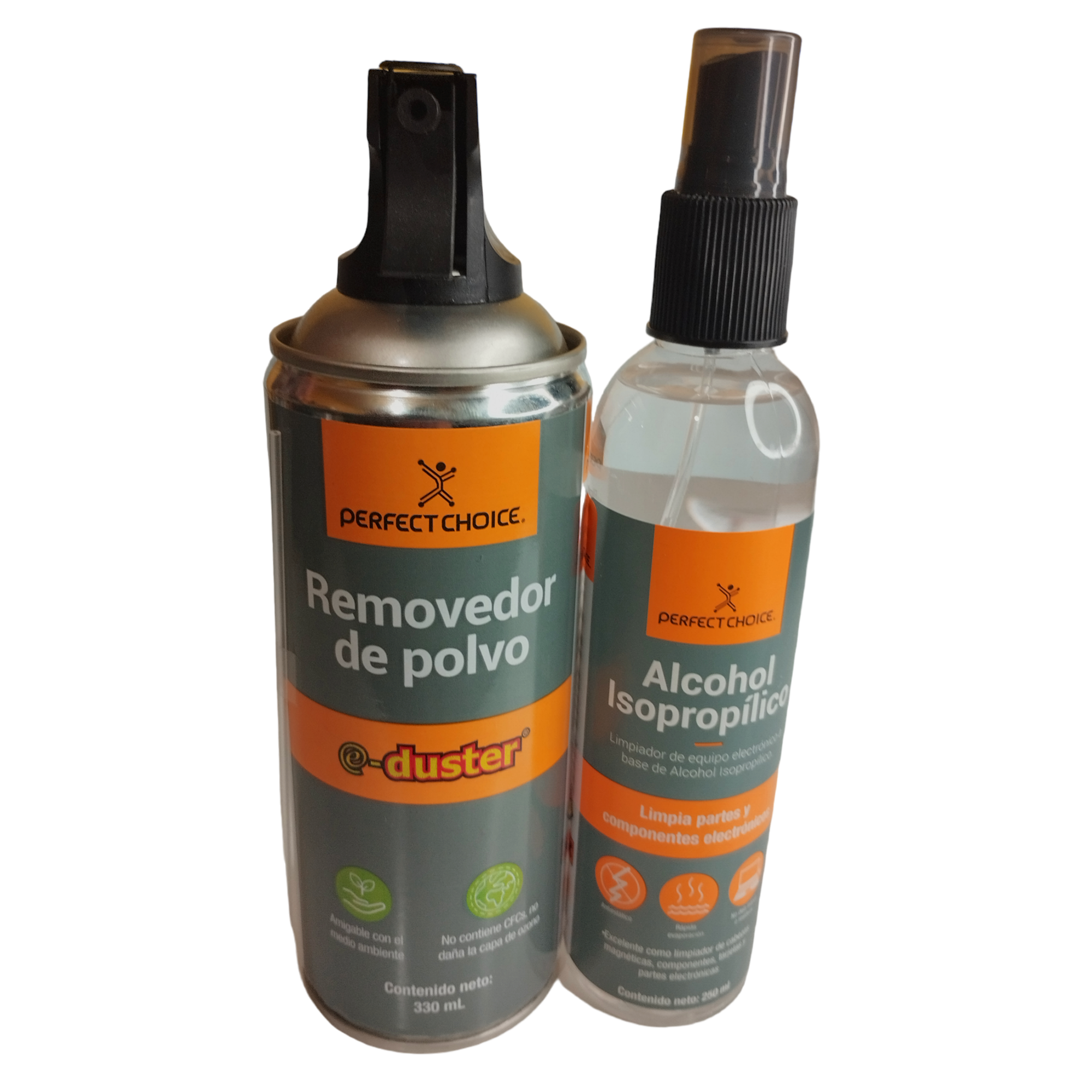 Kit Limpieza Aire Comprimido + Alcohol isopropilico 250ml