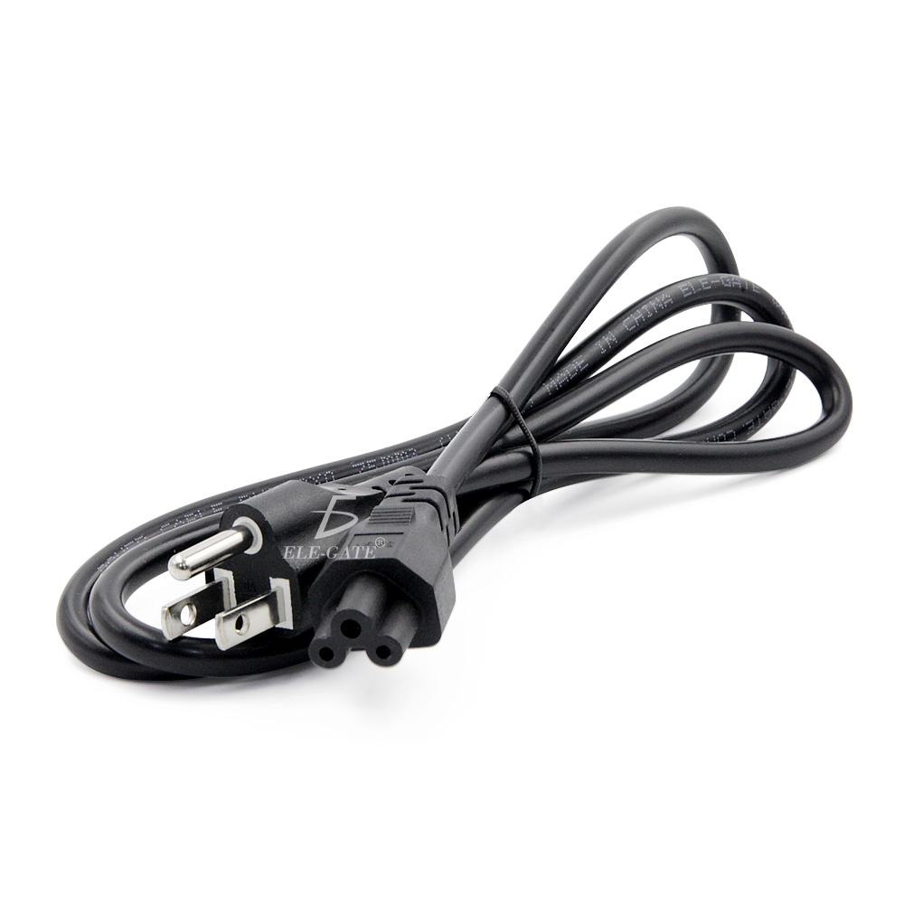 Cable De Alimentación Trifasico Tipo Trebol Laptop Monitor
