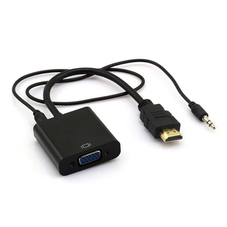 Convertidor Hdmi A Svga 15 Cm + Audio 3.5mm 1080p