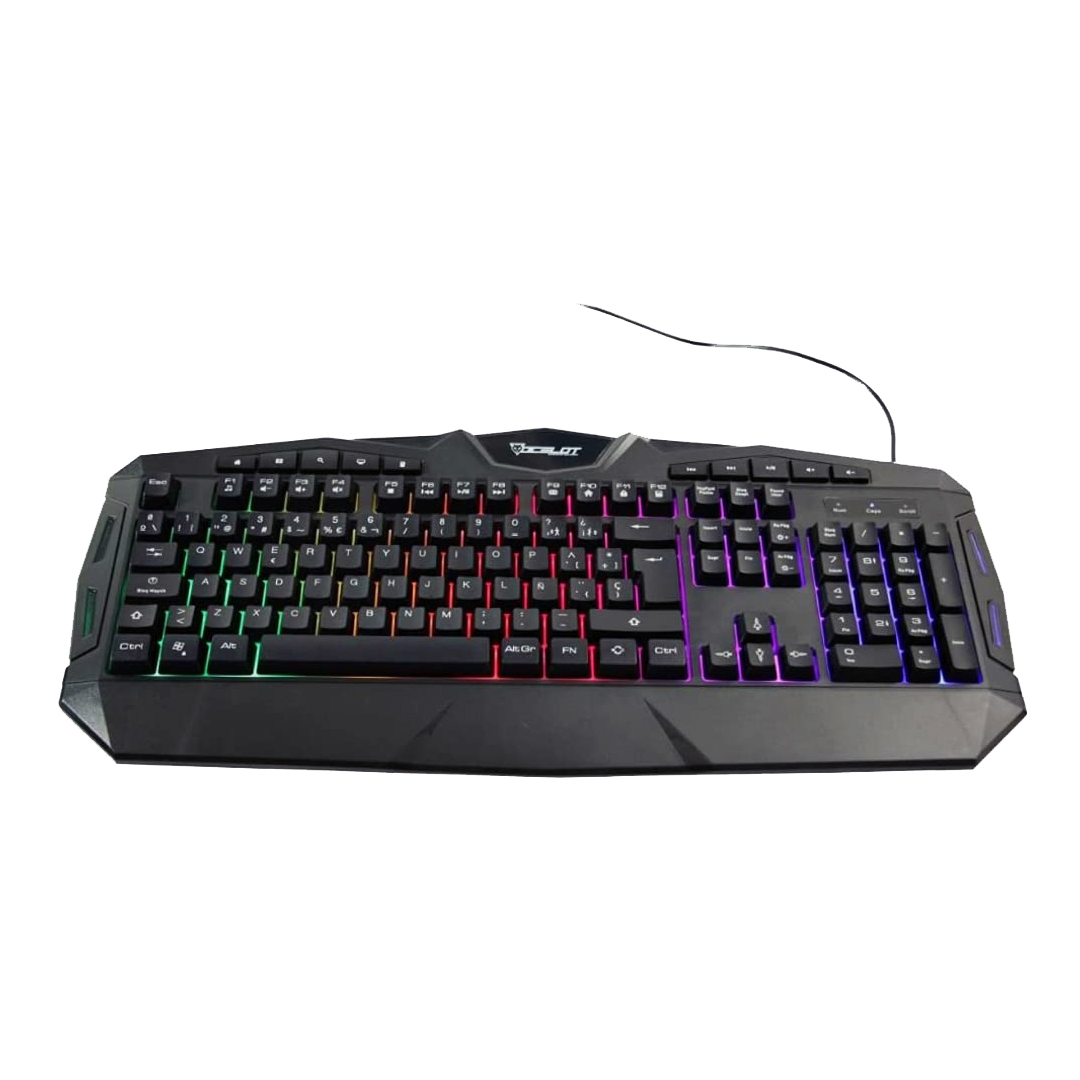 Teclado Gamer Ocelot OGEK03 USB Membrana Antighosting