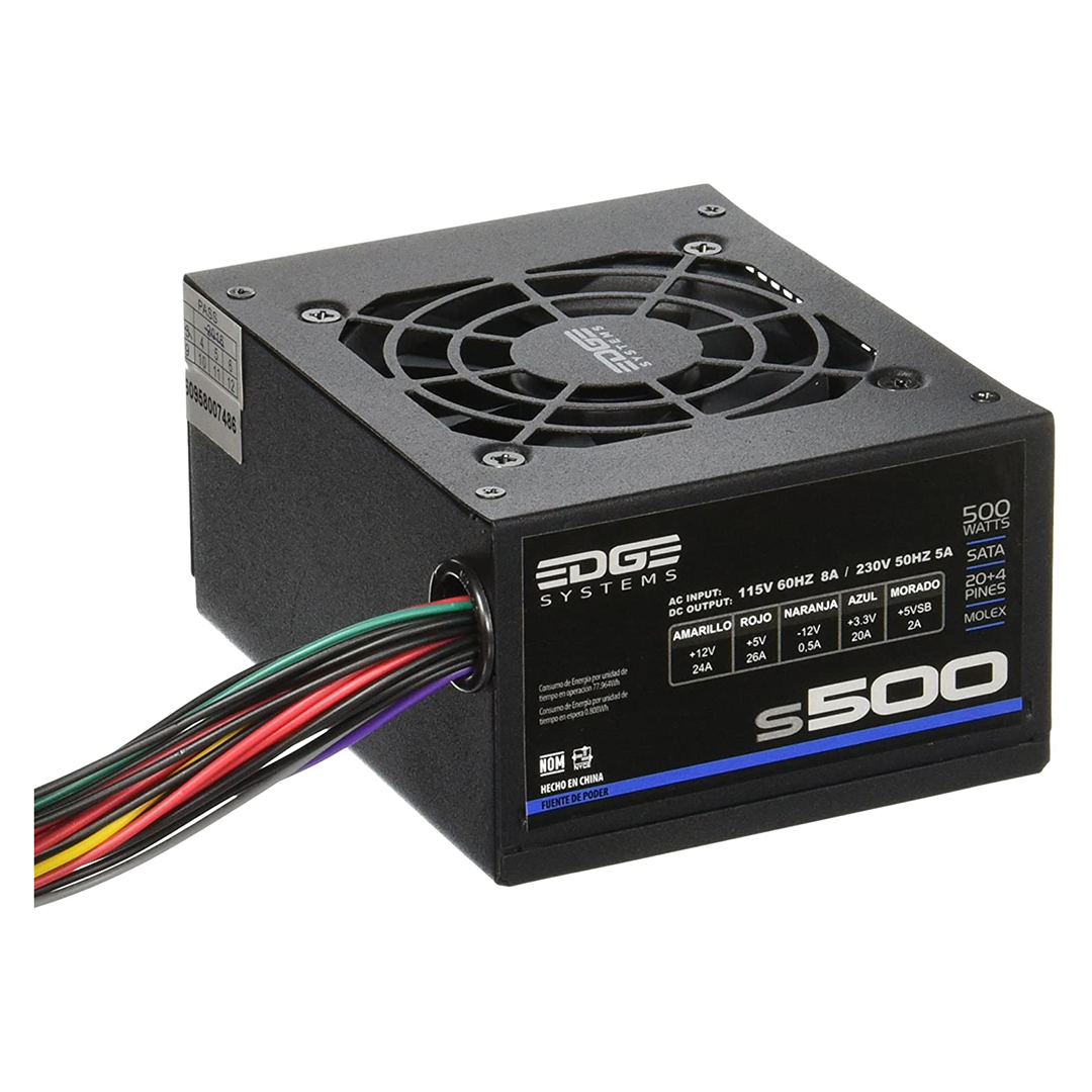 Fuente De Poder Slim SFX 500w Acteck 20 Y 24 Pines