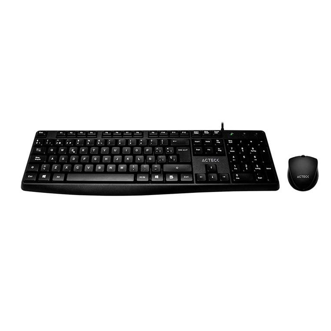 Kit de Teclado y Mouse Acteck USB Alámbrico AC-928984