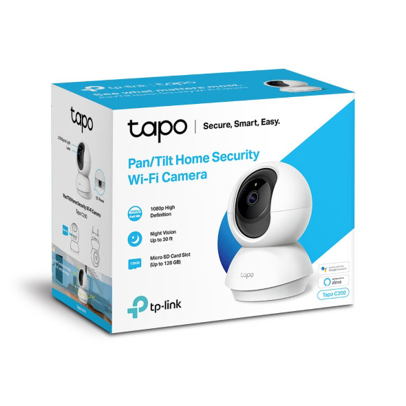 Cámara TP-Link Tapo C200 360° WiFi Visión nocturna Full HD