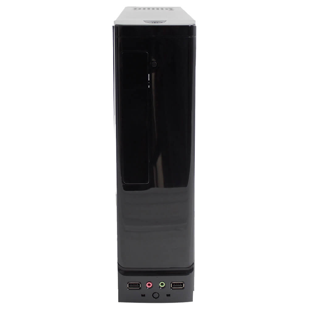 Gabinete Slim Acteck Negro Fuente 480W Micro ATX