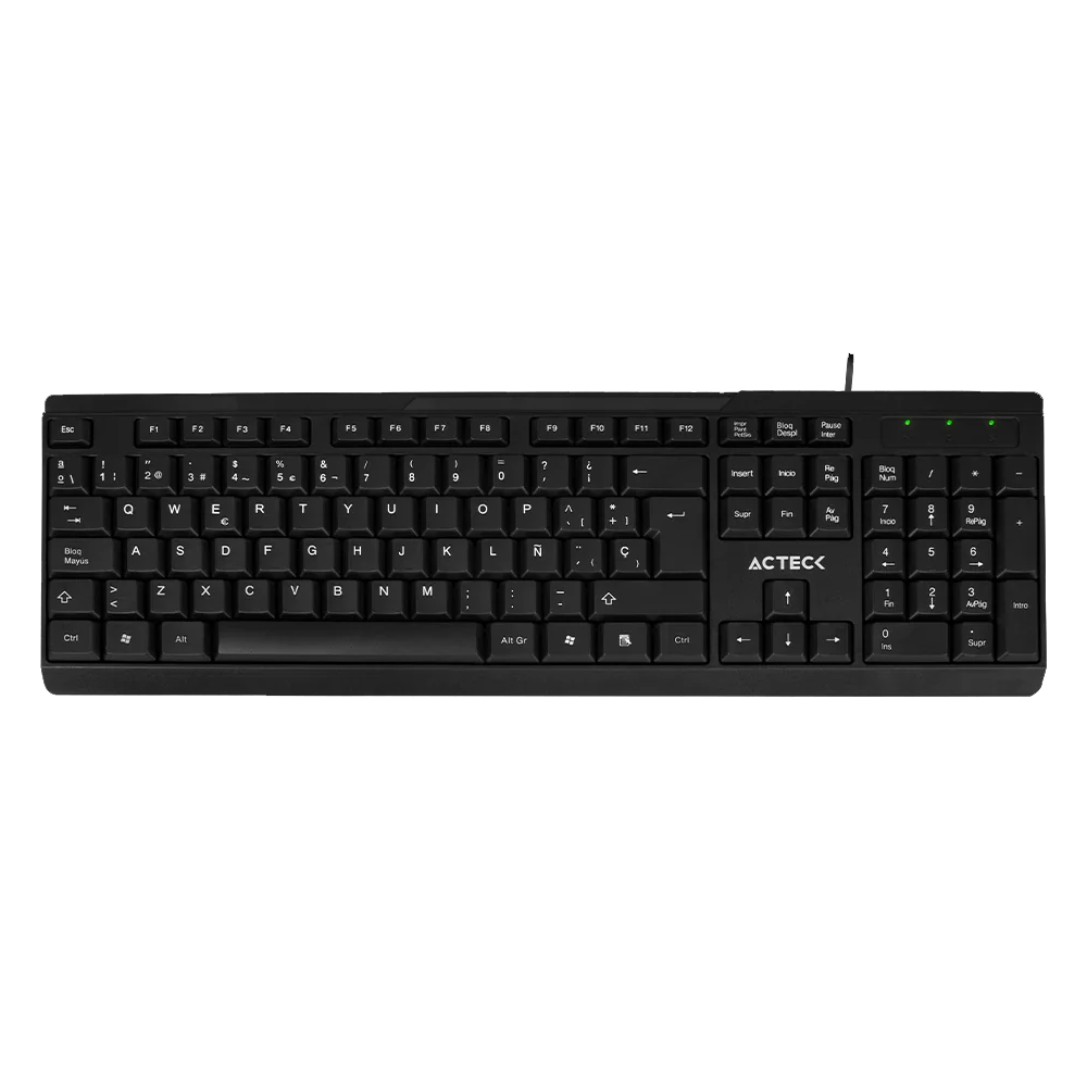 Teclado USB Acteck Inspire TA210 en español 105 TECLAS