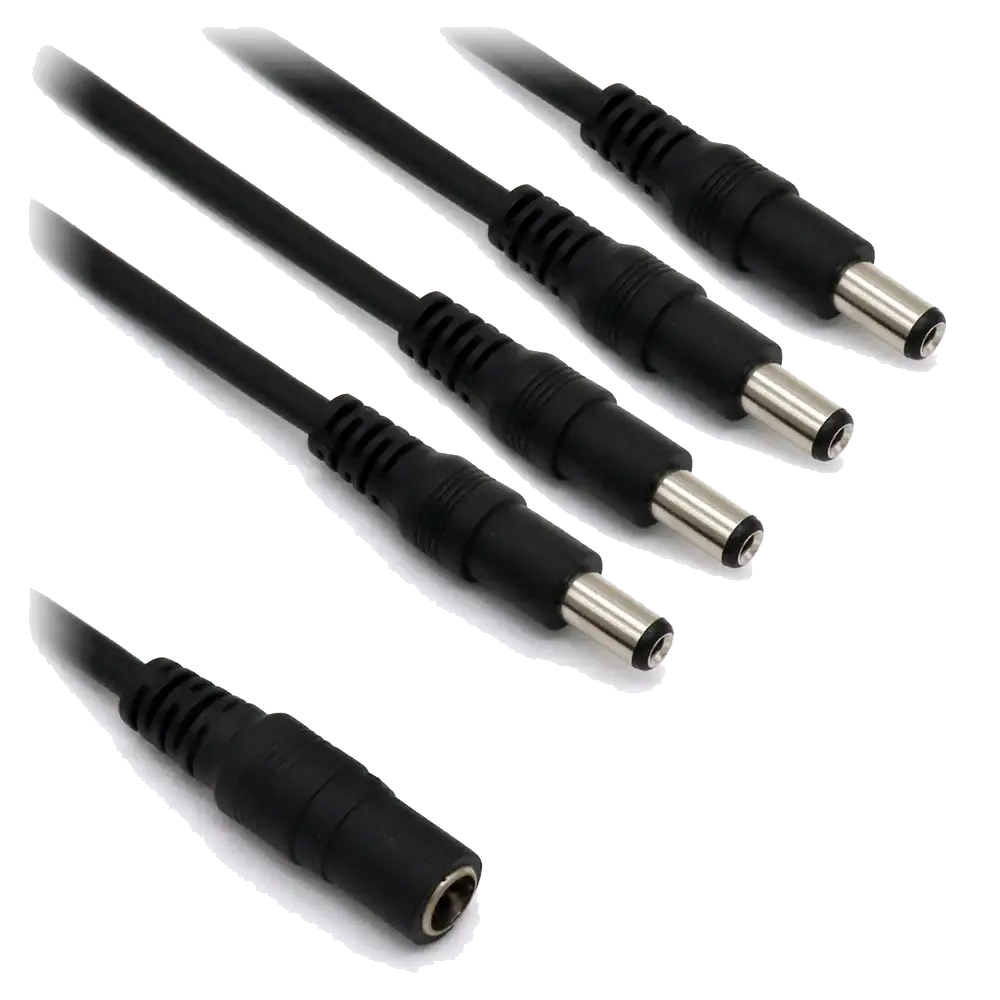 Divisor de Energia de 1 a 4 CCTV Pulpo Conector 2.1mm