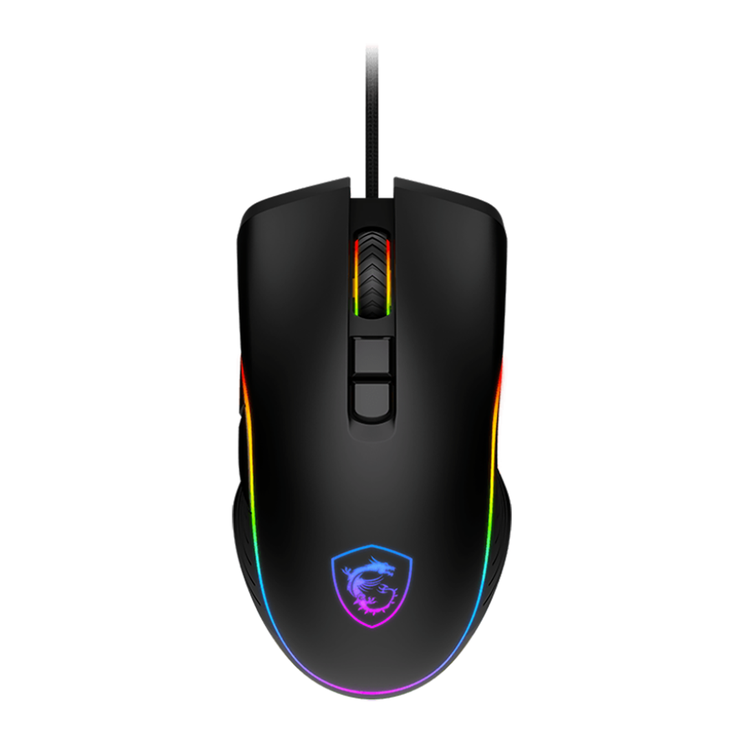 Mouse Gamer RGB MSI Forge GM300 Negro 7200 DPI