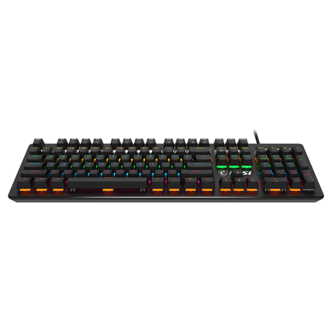 Teclado Mecanico Gamer RGB MSI Forge K300 Switches Blue
