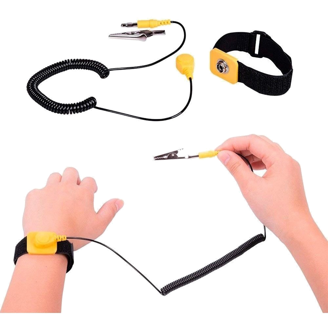 Pulsera Antiestática Manhattan con Velcro ajustable