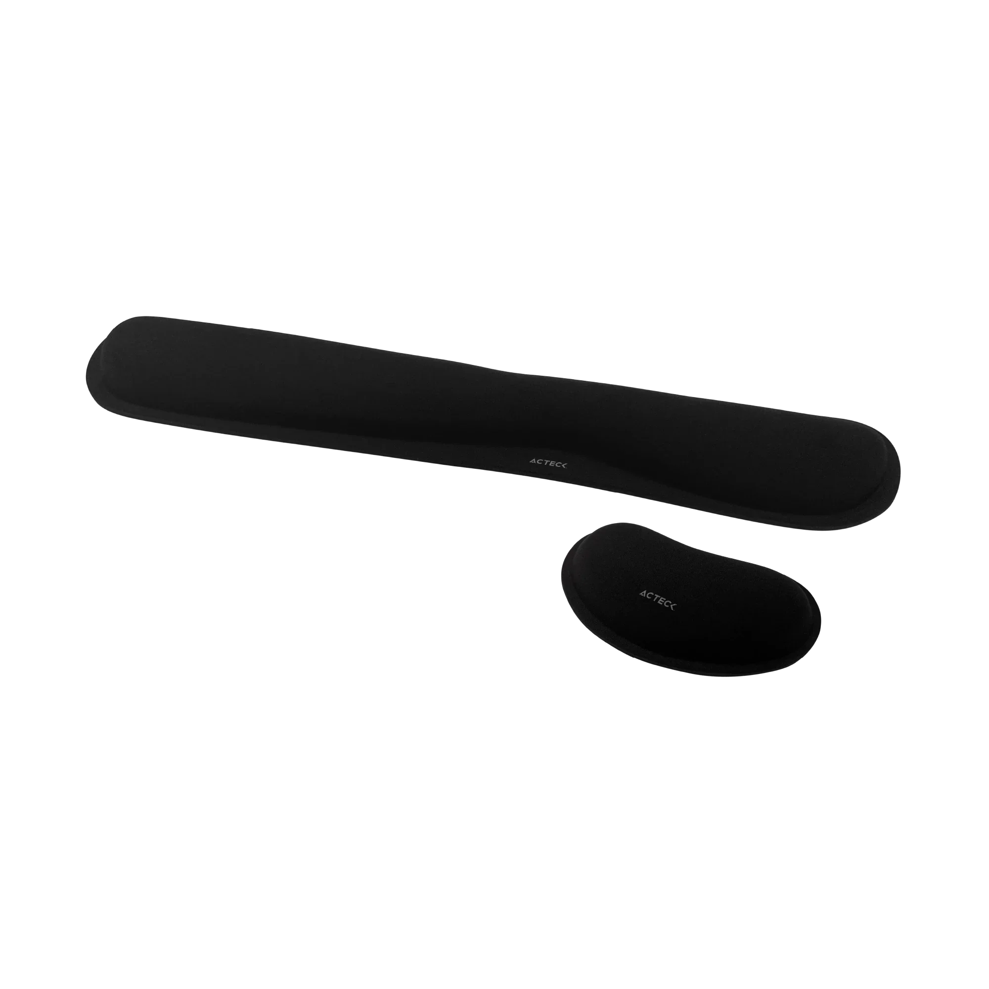 Kit Descansa Muñecas Acteck Cushy Pro TR430 Memory Foam Antideslizante Color grafito