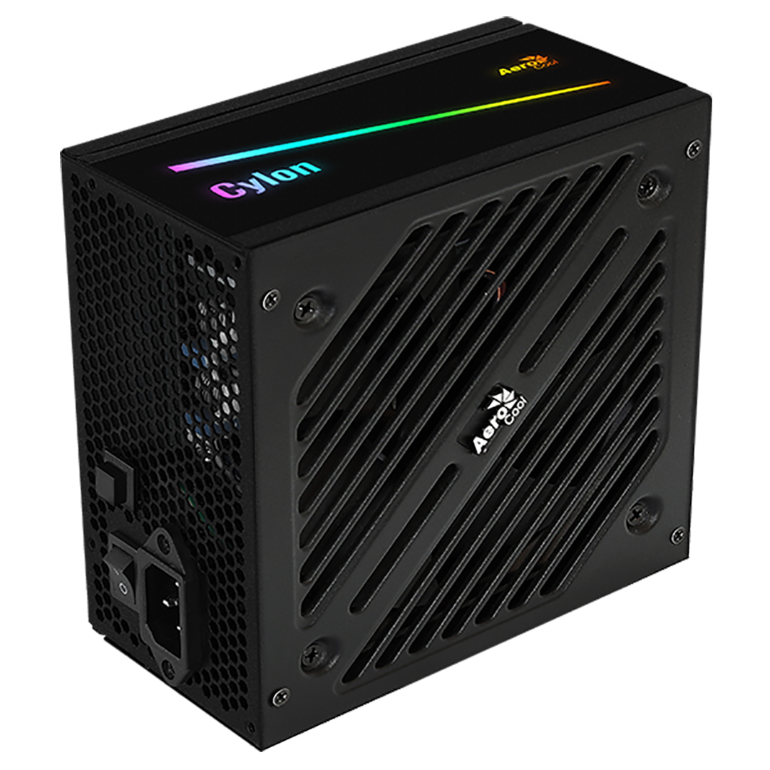 Fuente de Poder Aerocool Cylon 500W 80+ Bronze RGB Certificada
