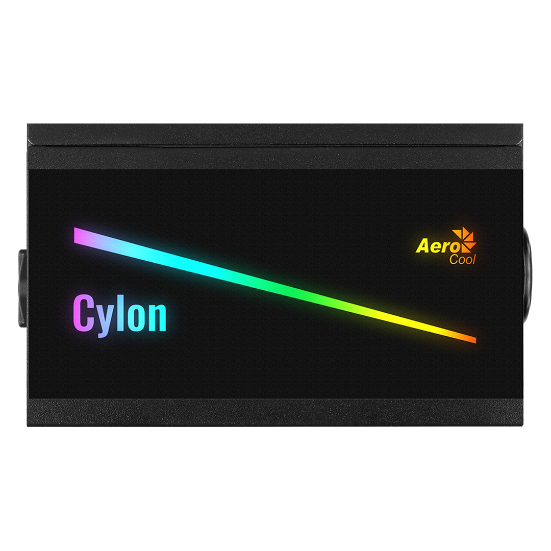 Fuente de Poder Aerocool Cylon 500W 80+ Bronze RGB Certificada