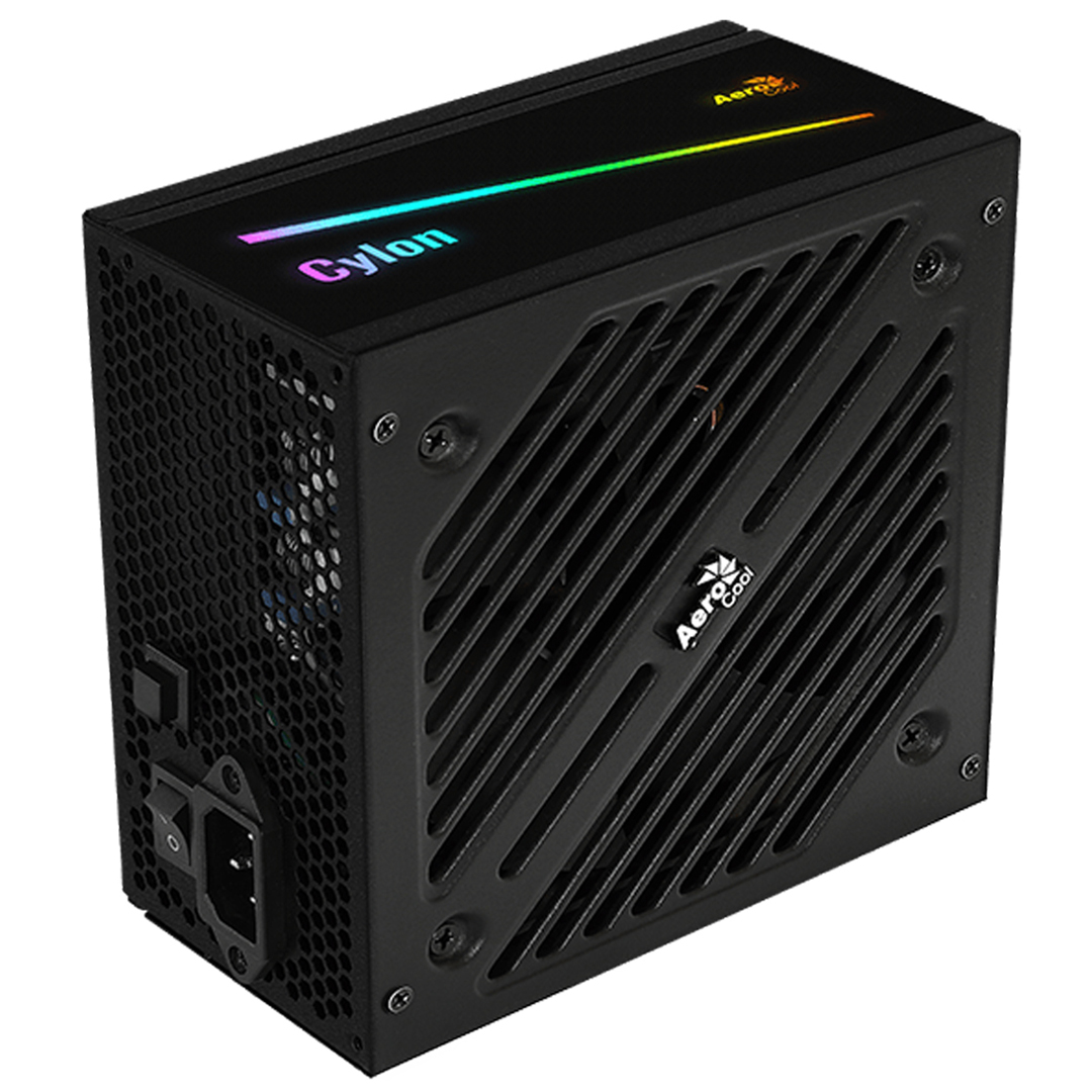 Fuente de Poder Aerocool Cylon 600W 80+ Bronze RGB Certificada