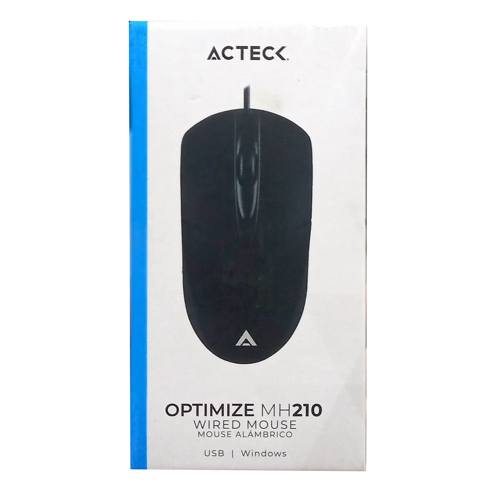 Mouse Optico USB 1000 Dpi Acteck MH210